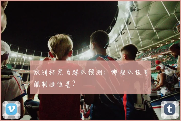 欧洲杯黑马球队预测：哪些队伍可能制造惊喜？